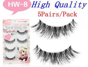 10 Pair Thick Long Crisscross False Eyelashes Fake Eye Lashes Eyelash