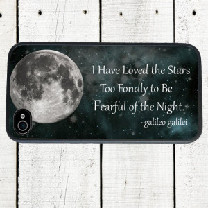 Celestial iPhone Case, iPhone Case, Moon Face, Galileo Stars Quote ...