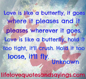 Butterfly Quotes About Love. QuotesGram