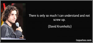 More David Krumholtz Quotes