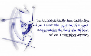 Going Under - Evanescence Song Lyric Quote in Text Image