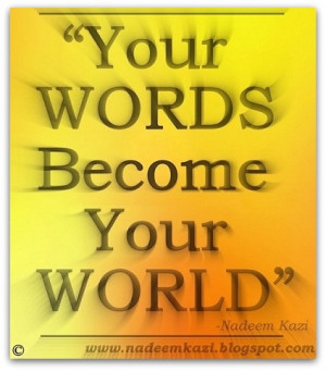 ... , Positive Thinking, Inspirational Quotes, Attitude, Power of Words