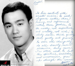 Bruce Lee postcard to his future wife, October 1963