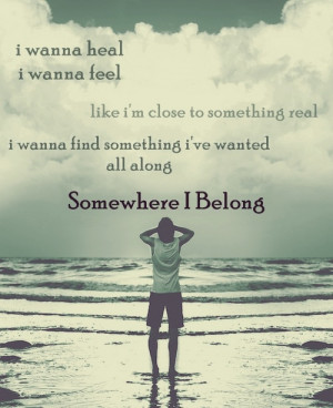Somewhere I Belong