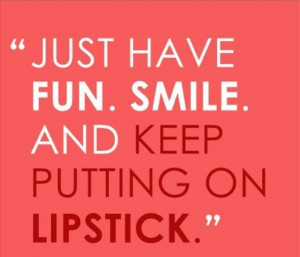 Lipstick makes everything better. #ArdenRed... Reminds me so very much ...