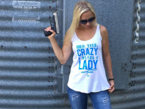 Hide Your Crazy and Act Like a Lady Tank, Country Girl Tank Apparel T ...