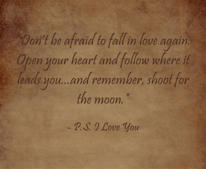 don t be afraid to fall in love again open