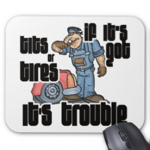 Troubled Mechanic Funny Mechanic Mouse Pad