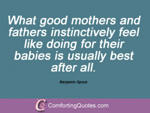 Quotes And Sayings By Benjamin Spock