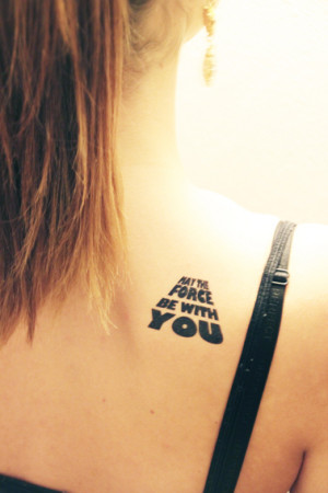 quote from starwars you star wars quote tattoos star wars
