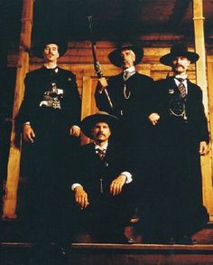 Tombstone 1993 - Val Kilmer as Doc Holliday, Bill Paxton as Morgan ...