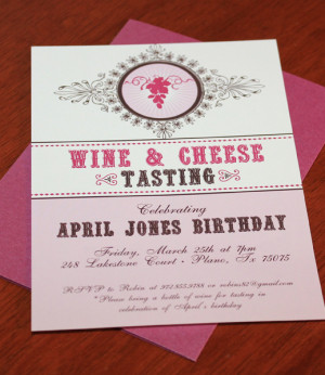 Funny Wine Cheese Tasting Party Invitations Temp R D Afd Ba D A Ff ...
