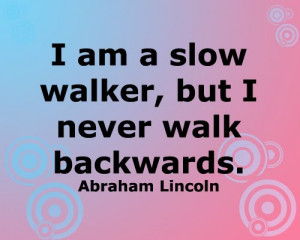 Thought for the Day - I am a slow