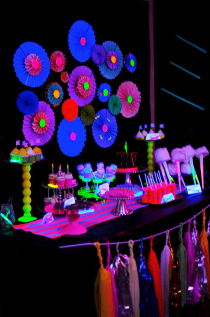 Glow in the Dark Birthday Party Ideas