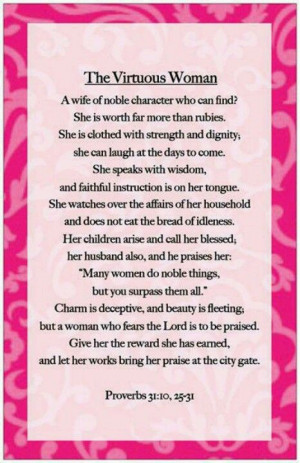 Virtuous Woman