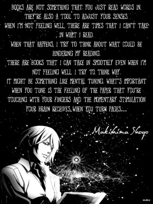 ... for this image include: anime, black, killer, quote and psycho pass