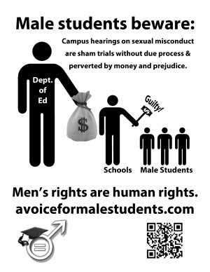 Flyer - due process - men's rights are human rights