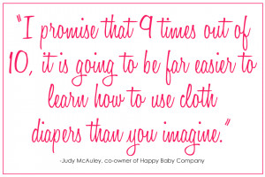How to use cloth diapers quote