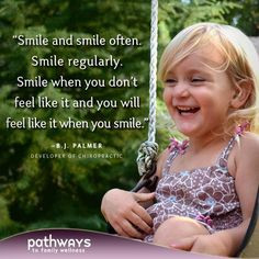 great quote from the developer of chiropractic, Dr. BJ Palmer. www ...