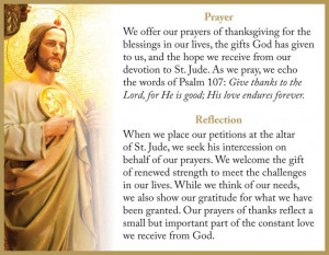 St. Jude Prayer & Reflection