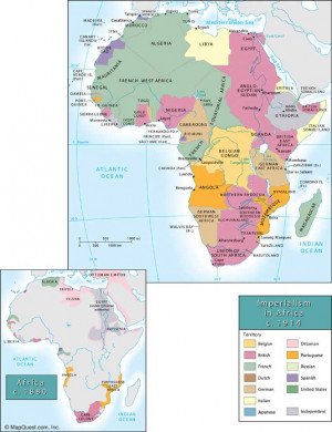 Africa Imperialism Map