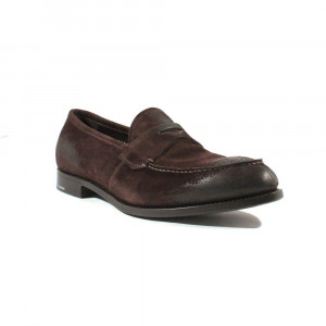 Mens Shoes Prada Mens Shoes Brown Suede Dress Shoes 2D2190 (PRM62