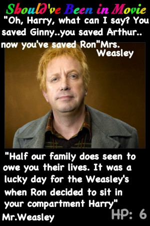 ... in Movie Mr. Weasley Mrs. Weasley Ron Harry Ginny: Movie, Books Tv