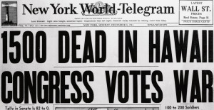 newspaper headlines, pearl harbor, pearl harbor attacks, world war II ...