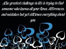 The greatest challenge in Life – Challenge Quote for Facebook Share