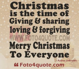 christmas quotes about giving and sharing | cards and quotes ...