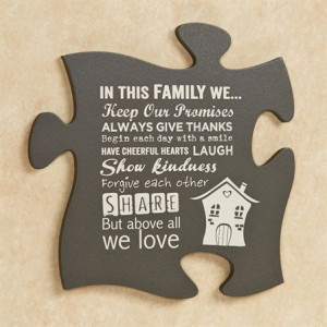 Puzzle Piece Quotes Family