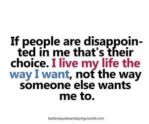 MY life my choice