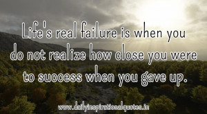 quotes about success and failure failure after failure leads to