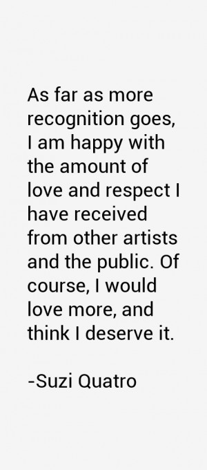 Suzi Quatro Quotes
