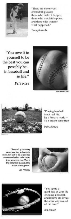 Famous Baseball Quotes Inspirational