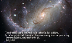 Kubrick on the universe. motivational inspirational love life quotes ...