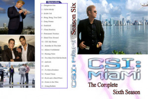 Csi Season Front Cover Page