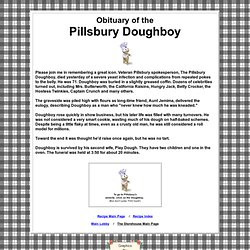 Obituary of the Pillsbury Dough Boy