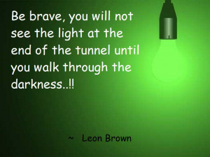 Excellent Quote by Leon Brown With Image !!