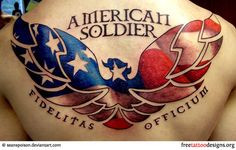 American soldier tattoo My husband would love this