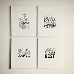 hand-lettering-four-agreements-arranged