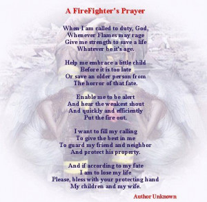 FIREFIGHTER PRAYER