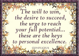 Quotes about The Keys To Personal Excellence