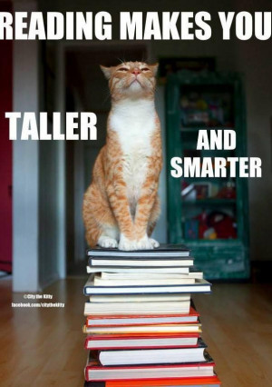Reading makes you taller and smarter