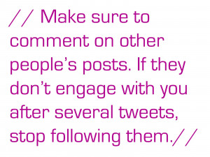 Oh, and don’t use the @ symbol in posts without content for the sole ...