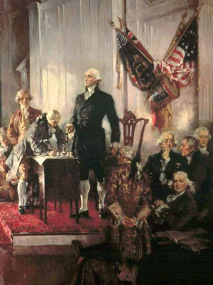 ማጠቃለያ George Washington at the Philadelphia Convention.jpg