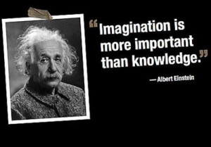 famous quote by Albert Einstein. I guess Einstein reminds us that ...
