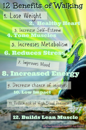 12 benefits of walking walking provides an easy exercise that has the ...