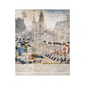The Boston Massacre Gallery Wrap Canvas