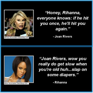 great celebrity quotes of 2012 rihanna and joan rivers